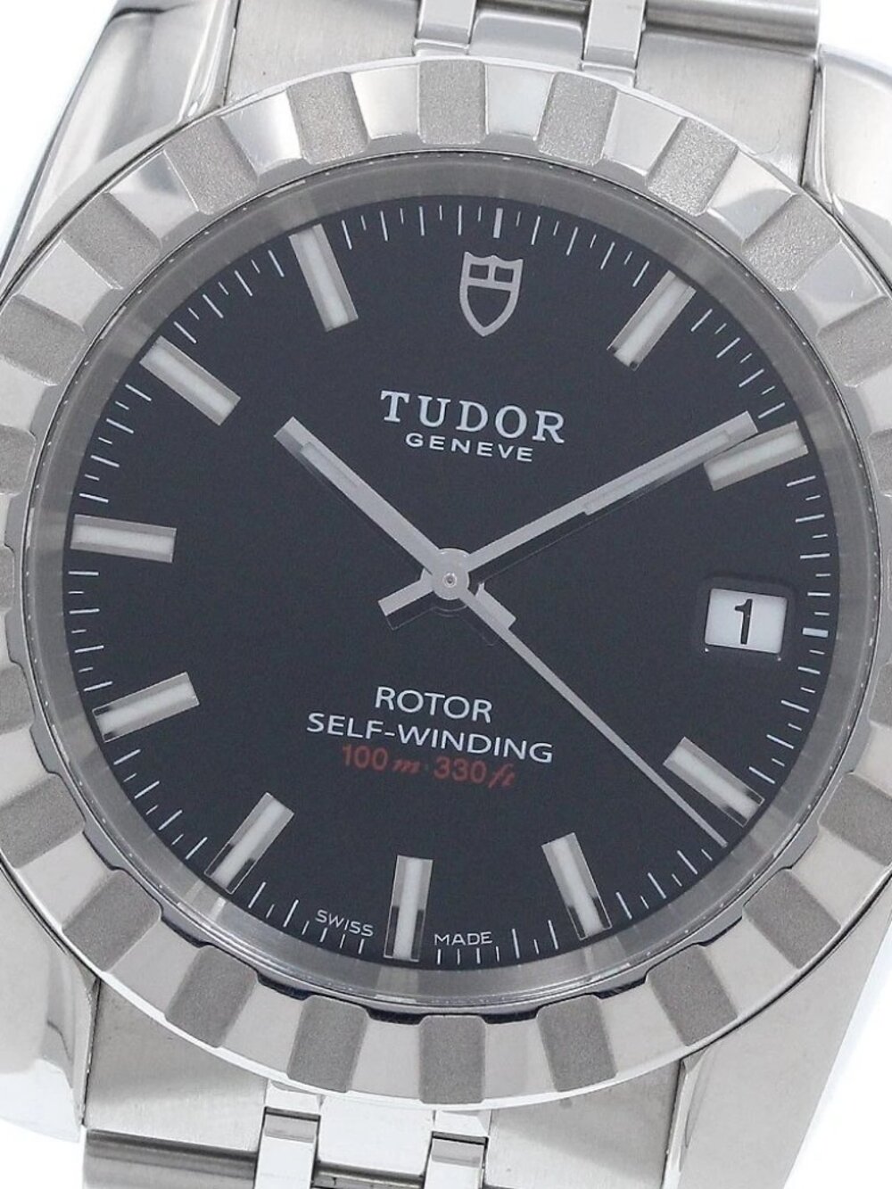 TUDOR Classic 21010 Date Black Dial Automatic Men's Watch_951454